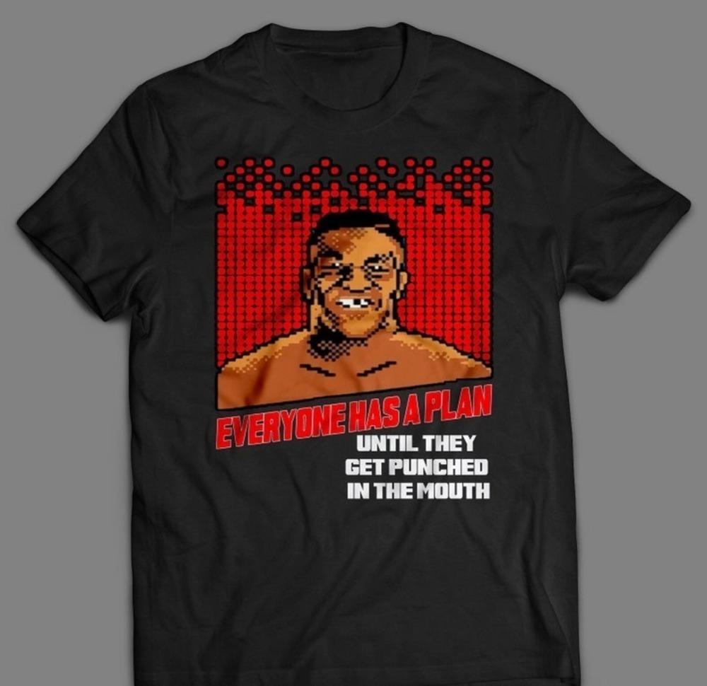 Everyone Has A Plan Boxing Video Game Parody Shirt